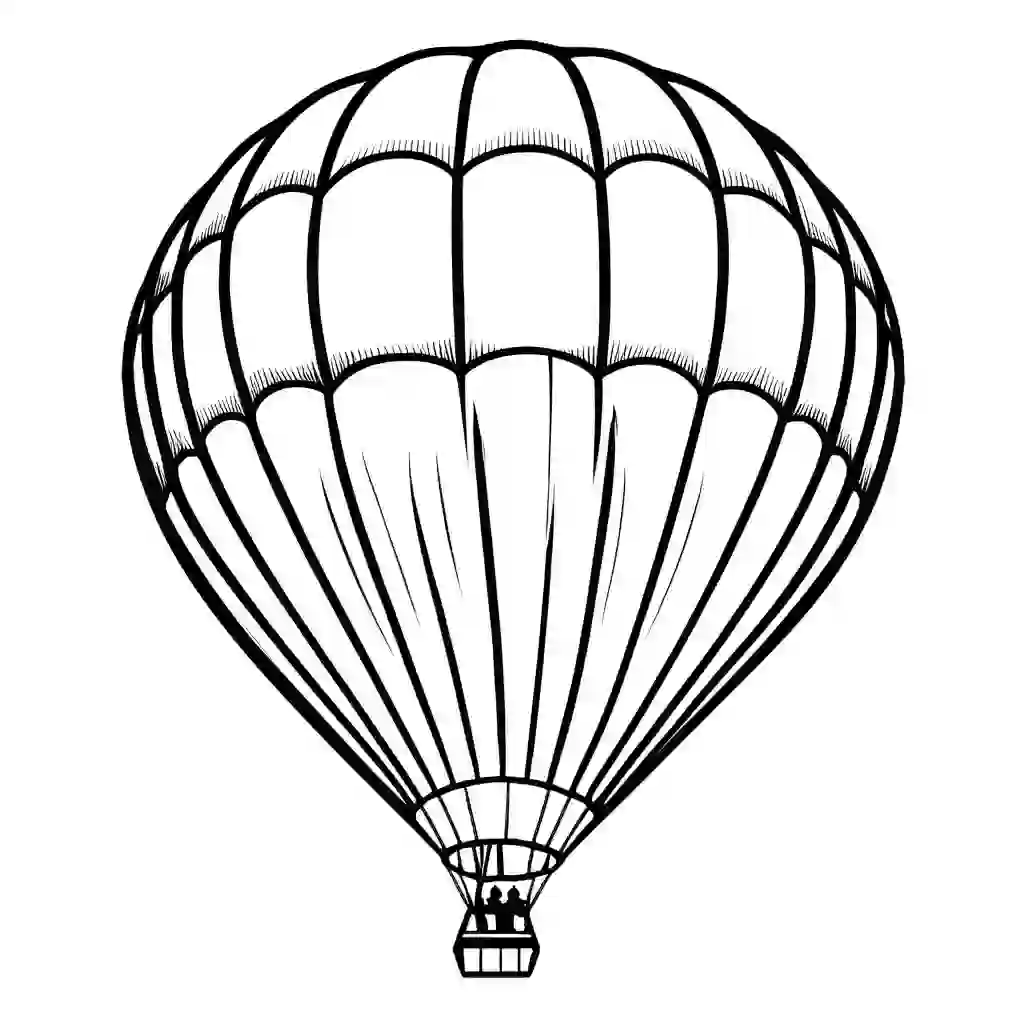 Parachute Drop coloring pages